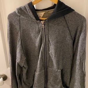 Rag & Bone XL grey and black hoodie
